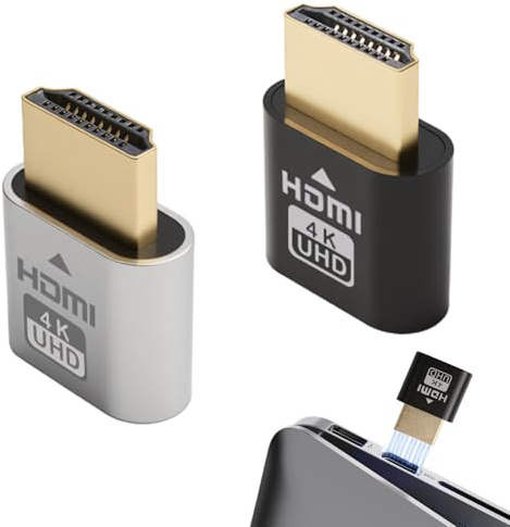 Lot de 2 appareils de streaming HDMI sans fil 4K, adaptateur d'affichage Smart TV Streaming Stick Display Adapter Mobile Screen Mirroring Récepteur pour TV PC Mobile Plug & Play Lecteur multimédia