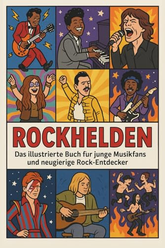 Rockhelden: Das illustrierte Buch für junge Musikfans und neugierige Rock-Entdecker