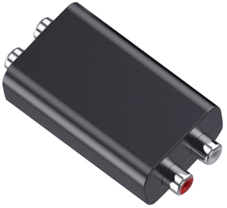 BESPORTBLE Isolateur de Boucle de Masse Filtre Anti-Bruit pour Autoradio Ronflement de Boucle de Masse Suppression des Interférences