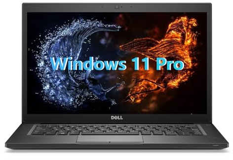 Dell Latitude 7490 Business Laptop, 14 Zoll FHD (1920x1080), Intel Core i5-8350U, 8 GB RAM, 256 GB SSD, US QWERTY Tastatur, Windows 11 Pro (Generalüberholt)
