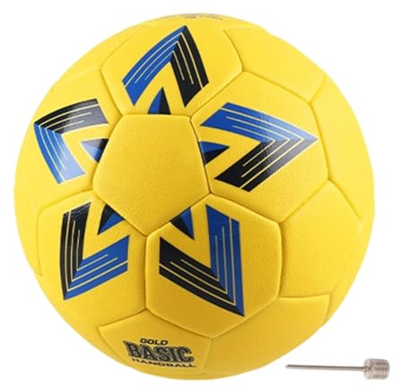 Generisch Handball für Jugendliche - Faserleder-Rubber 0/1 | Trainingshandball with Machine-Stitched, Durable, Comfortable Grip, Indoor Outdoor Use, Handball für Schule | Teen