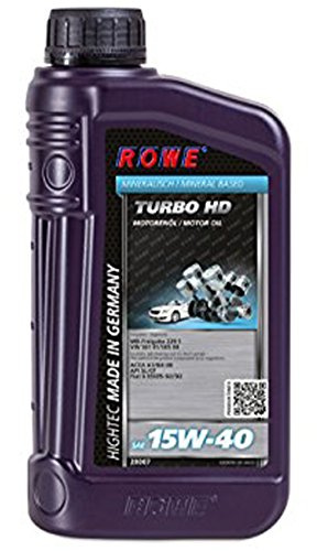 ROWE HIGHTEC Formula SUPER SAE 15W-40-1 Liter Motoröl für gemischten Fuhrpark mineralisch | Made in Germany