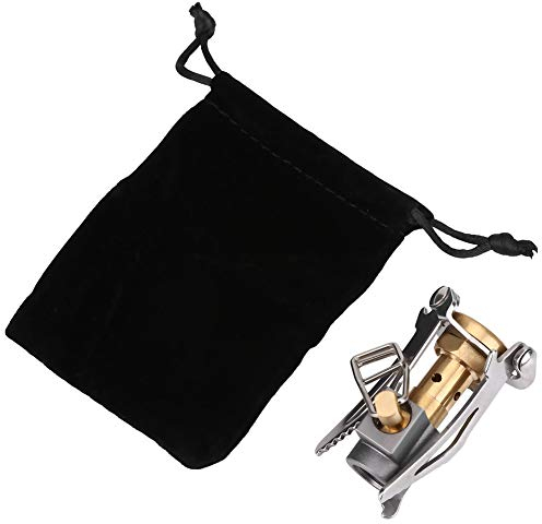 MAGT Campingkocher, Tragbare Gaskocher Mini Faltbare Camping Kocher Outdoor Camping Herd Gasbrenner Kochgeschirr für Camping Wandern Angeln (Farbe: A)