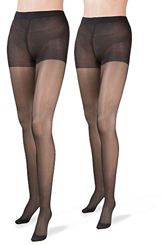 RelaxSan Multifiber 780FM - SET 2 PAR (Svart, Sz.4) Strumpbyxor, gradvis kompression 12-17 mmHg, 70 den