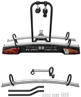 Portabici da Gancio Traino Auto Porta Bici per il Trasporto di 3 Biciclette - M1177000 + M1178000