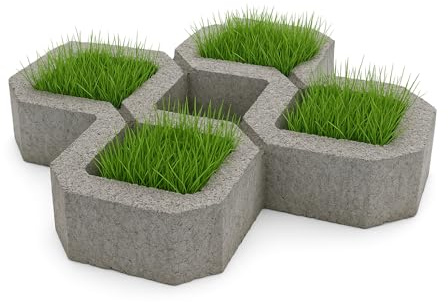 BETONEX Concrete Grass Pavers Breeze Block Paving Bricks Mold ABS 2mm Parking - Plastic Mold