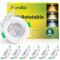 Fondiiz 6er LED Spots 230V Schwenkbar, 5W LED Einbaustrahler 480LM, Deckenspots Warmweiß 2700K Neutralweiß 4000K Kaltweiß 6000K, IP44 Spots Deckenleuchte Flach für Badezimmer, 70-80mm Lochmaß