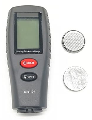 Medidor de Espesor de Pintura, Medidor de espesor de pintura de coche de revestimiento Mini Digital 5ps medidor de espesor de pintura medidor de espesor con YNB-100 de retroiluminación Para fabricació