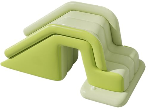 Tobogán inflable de piscina – tobogán acuático plegable, rampa antideslizante para niñas y niñas | fuerte atracción de ocio para reuniones familiares, diversión al aire libre, comunidades, parques