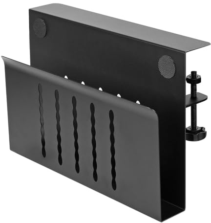 AMISENK Support latéral ergonomique en aluminium polyvalent pour ordinateur portable avec trou de refroidissement
