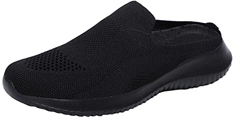 Generisch Chaussures de loisirs sportives pour femme - Baskets en maille respirante - Chaussures à enfiler - Chaussures confortables pour femme - Chaussures pieds nus - Légères - Chaussures de jogging