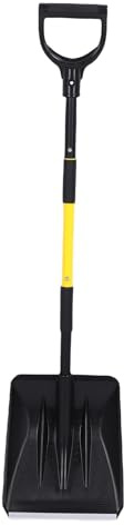 BSTCAR Snöskyffel Kraftig Snöröjning Vinterredskap med D-grepphandtag, Stor Plastskopa för Uppfart Hem Garage 113 Cm
