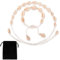 2 Stück Muschel Halskette Armband Set, Natürliche Muschelketten Muschel Fußkettchen Hawaiianische Choker Halskette Puka verstellbares Armband für Damen Mädchen Sommer Strand Schmuck