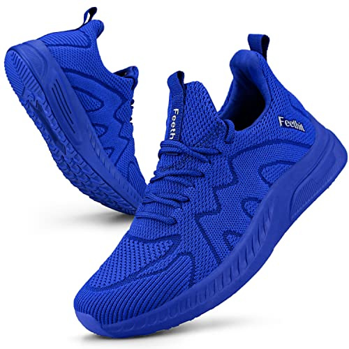 Feethit Chaussures de Sport Femme Respirant Légère de la Mode de Marche Fitness Tennis Outdoor Gym Sneakers Parang 37