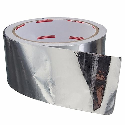 XNWKF Aluminium Foil Adhesive Sealing Tape Thermal Resist Duct Repairs High Temperature Resistant Foil Adhesive Tape Repair Tools