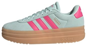 adidas Women's VL Court Bold Shoes, Halo Mint/Pulse Magenta/Gum, 6.5 UK