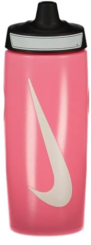 Nike Refuel Gripped Water Bottle (One Size) (Pink Glow/Black/White)