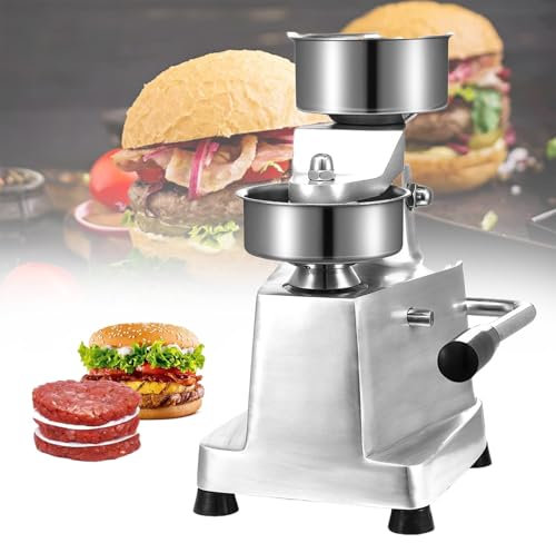 Eastnmythet Burger Press Patty Maker Machine, Home Manual Burger Forming Machine for Large Stuffed Burgers, Commercial Grill Burger Press Tool,5 inch