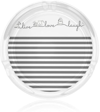 Söt djurgård hundaskfat i glas, askkoppar i cigarr, askkoppar för inomhus och askkoppar för utomhusterass är lämpliga för vuxna