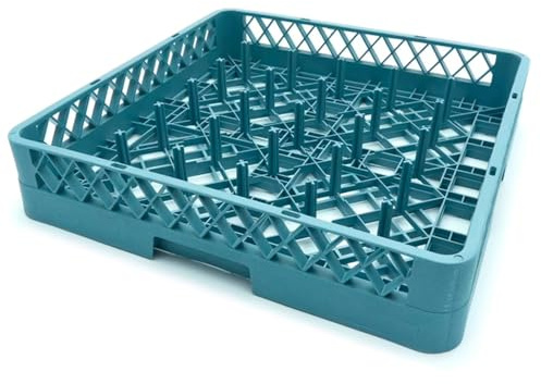 HORECA SUPPLIES Lavastoviglie cestello per piatti - 50 x 50 cm - 25 scomparti
