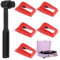 Record Player Needle,5 Pcs Record Player Stylus and 1 Piece Cleaning Brush,Vinyl Record Accessories Replacement Vinyl Needle,Record Player Accessories for Installation On The Tape Recorder Needle