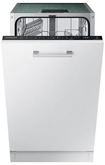Samsung Series 5 Fully Integrated Slimline Dishwasher - Black Control Panel with Fixed Door Fixing Kit - D Rated