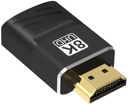 Zeiwohndc Convertidor compatible con HDTV 8K60hz de señales digitales para múltiples dispositivos, reducción de ruido de transmisión a interruptores