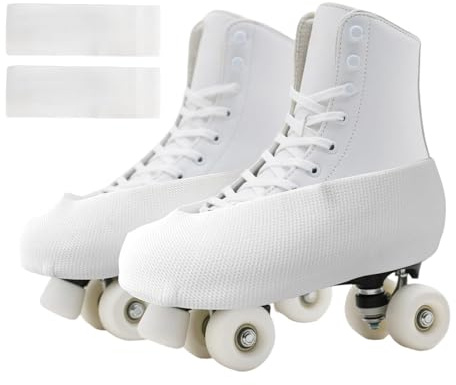 Speed skating Shoe Covers - Pair Skate Boot Covers Strap Elastic, Roller Skates Sleeve Band, Freestyle Skatings And Ice Skatings Shoes Coverss, Kids Girls Boys Teens Adults Figure Skat
