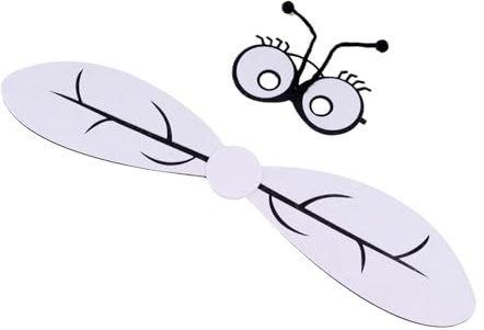 Genérico Vingar flygdräkt 62 x 12,5 cm - tillbehör flugor och glasögon 18x17,5 cm för barn | Halloween-kostymer, karneval, födelsedag och cosplay