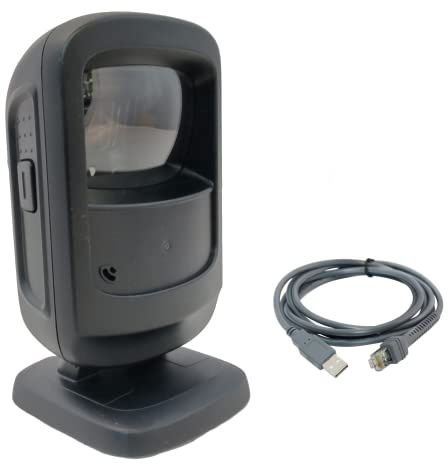 Zebra DS9208 Scanner 2D/1D/QR Barcode Reader, Touchless Scanning Hands-Free (Waive and Scan), Reads Codes on Phone Screen, with USB Cable (Renewed)