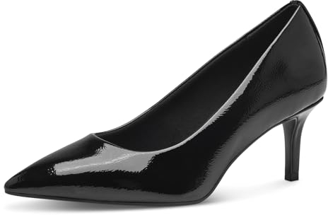 s.Oliver Damen Pumps Spitz mit Stilettoabsatz, Schwarz (Black Patent), 39