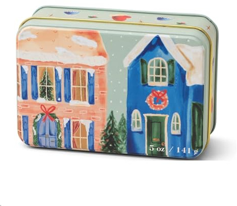 Paddywax Holiday Candles Small 2-Wick Scented Soy Wax Candle in Tin, 5-Ounce, Winter Balsam