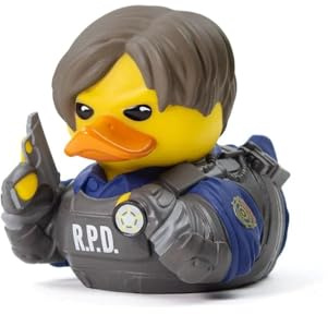 TUBBZ Boxed Edition Leon S. Kennedy Collectible Vinyl Rubber Duck Figure - Official Resident Evil Merchandise - Horror TV, Movies & Video Games