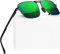 LUENX Sonnenbrille Herren Polarisiert Sonnenbrillen mit Metallrahmen Sunglasses Unisex UV 400 Fahrerbrille Klassische Angeln Outdoor Laufen Fliegerbrille (Grün)