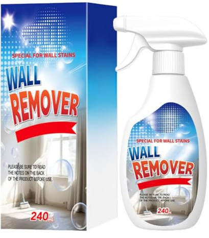 Spray smacchiatore ad alta efficacia, efficace contro le macchie ostinate sui muri, adatto per legno, piastrelle, tessuti, bagni e cucine.