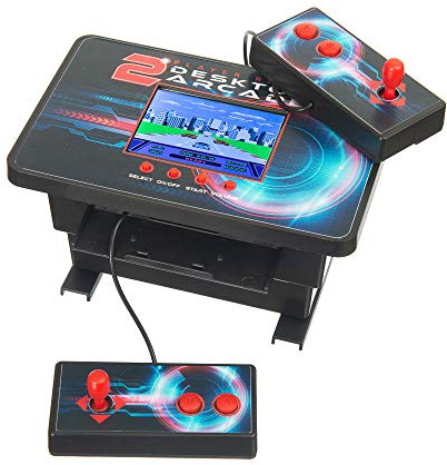 Funtime Gifts ET7820 2 Player Desktop Arcade, Black, 13.8cm