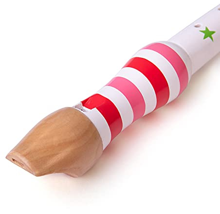 Bigjigs Toys Recorder - Wooden Recorders For Children, Toddler Musical Instrument, Kids Music Gifts,, Age 3 Years +