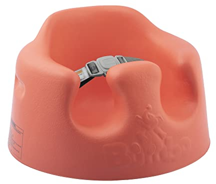 Kindersitz Bumbo Set mit Tablett zum Essen oder Spielen Sitzerhöhung/Tischsitz/Bodensitz/Stuhlerhöhung coral