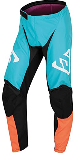 Answer Racing A22 Syncron Prism Youth Boys Off-Road Motorcycle Pants - Astana/Rhodamine Red/Hyper Orange / Y22