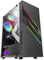 Mars Gaming MC-U3 Schwarz, PC ATX XL Gehäuse, Front Triple ARGB, 12cm Lüfter, Gehärtetes Glasfenster, MCU3
