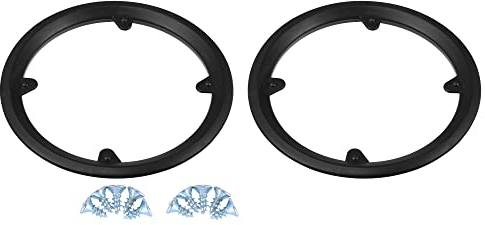 X AUTOHAUX 2 Stück Kettenschutz Fahrrad, 42 Zähne Kettenblattschutz Abdeckung Kettenschutzring Schwarz