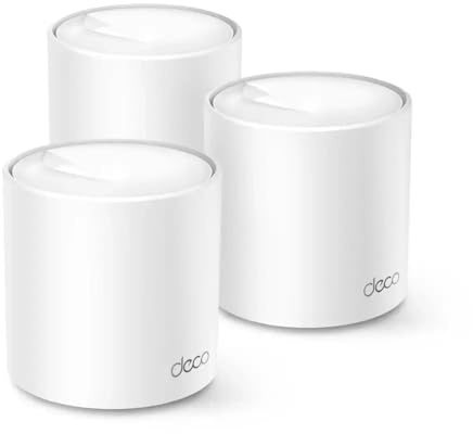 TP-Link Deco X4300 Pro Whole Home Mesh Wi-Fi 6 System Speeds Up to 4,300 MBPS (White) (Renewed)