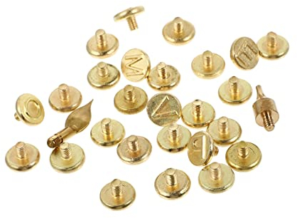 Anneome Puntas De Cobre Para Pirograbado y Grabado Madera Para Letras y Relieve Compatible Con Soldador Para Manualidades Cuero Papel y Caligrafía