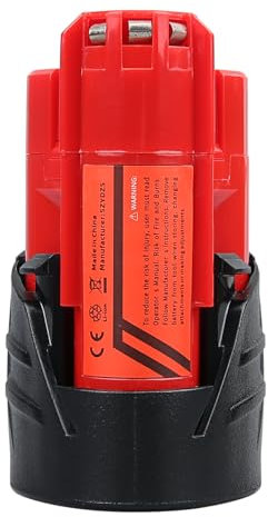 FERRYBOAT Batterie lithium-ion Milwaukee M-12 3,5 Ah 12 V compatible avec Milwaukee M-12 48-11-2411 48-11-2420 48-11-2401 48-11-2402 48-11-2401 12 V M-12 Outils