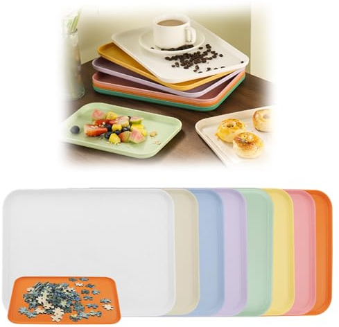 FGXY 8pcs Tavola per puzzle portatile, Puzzle Storage, Tappetino Cornici per Puzzle, Un vassoio di stoccaggio salvaspazio, è un grande aiuto per l'ordinamento e lo stoccaggio a casa