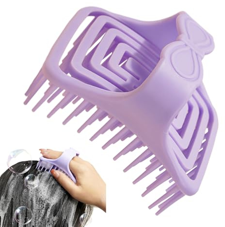 Hohlraum Haarreiniger, Shampoo Bürste Für Dusche Mit Haar- Und Kopfhautpeeling, Sanfter Reinigungs- und Entspannungskamm für Familie & Erwachsene