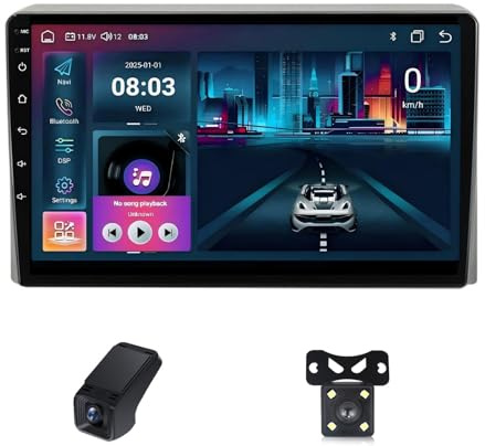 Android 14-bilradio för Toyota Hiace 2013-2018/Pekskärmsstereo/8-kärnig Processor/Wi-Fi+4G LTE/Trådlöst CarPlay/Android Auto/Bluetooth 5.0/EQ/FM/AM/RDS-radio/GPS/Delad Skärm(X10)