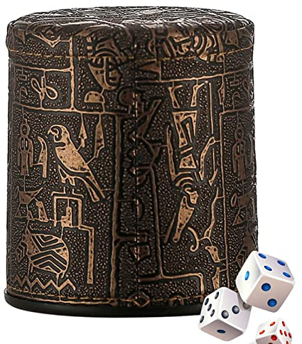 JINGLING 5 st tärning omrörare | egyptiska tärningskoppar, samlarbara