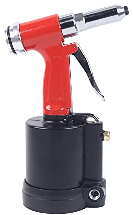 Compressed Air Rivet Gun Set Blind Rivet Gun 120 psi Compressed Air Gun Air Pistol Riveting Tool for Aluminium Iron Stainless Steel Sheets for Rivet Sizes from 3.2 - 6.4 mm