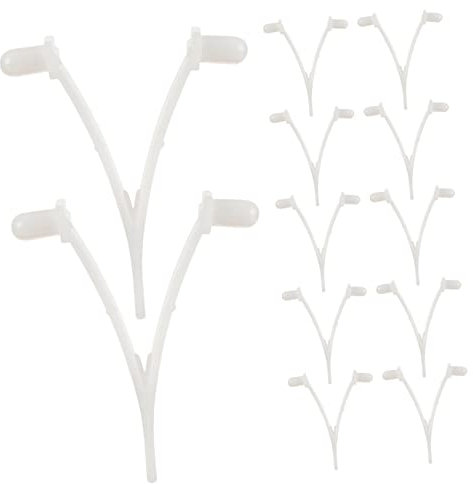 Yardwe Leichte Befestigungsclips Für Poolbürsten 12 Stück V-Clip-befestigungen Für Poolstangen Für Skimmer Kescher Bürste Laubbesen